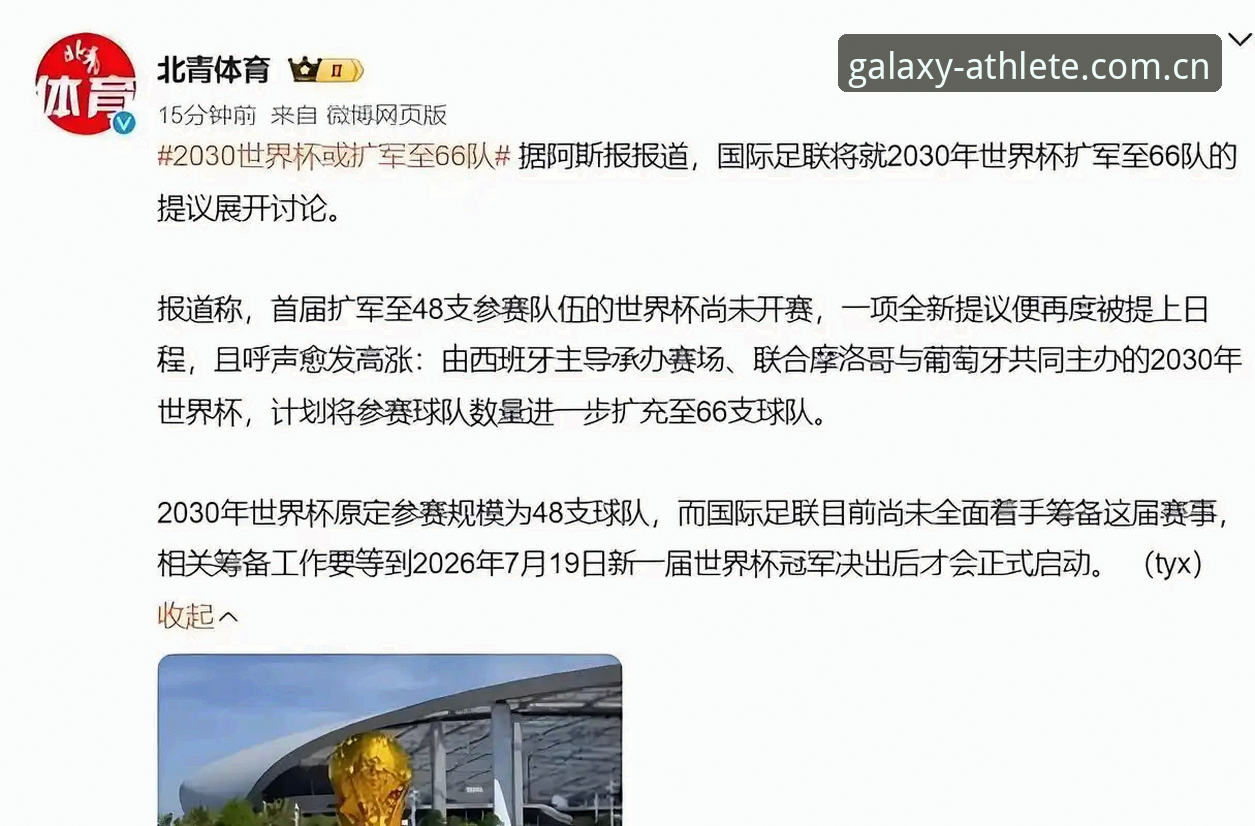 2030年世界杯扩军至66队深度分析：中国男足的“入场券”在哪里？